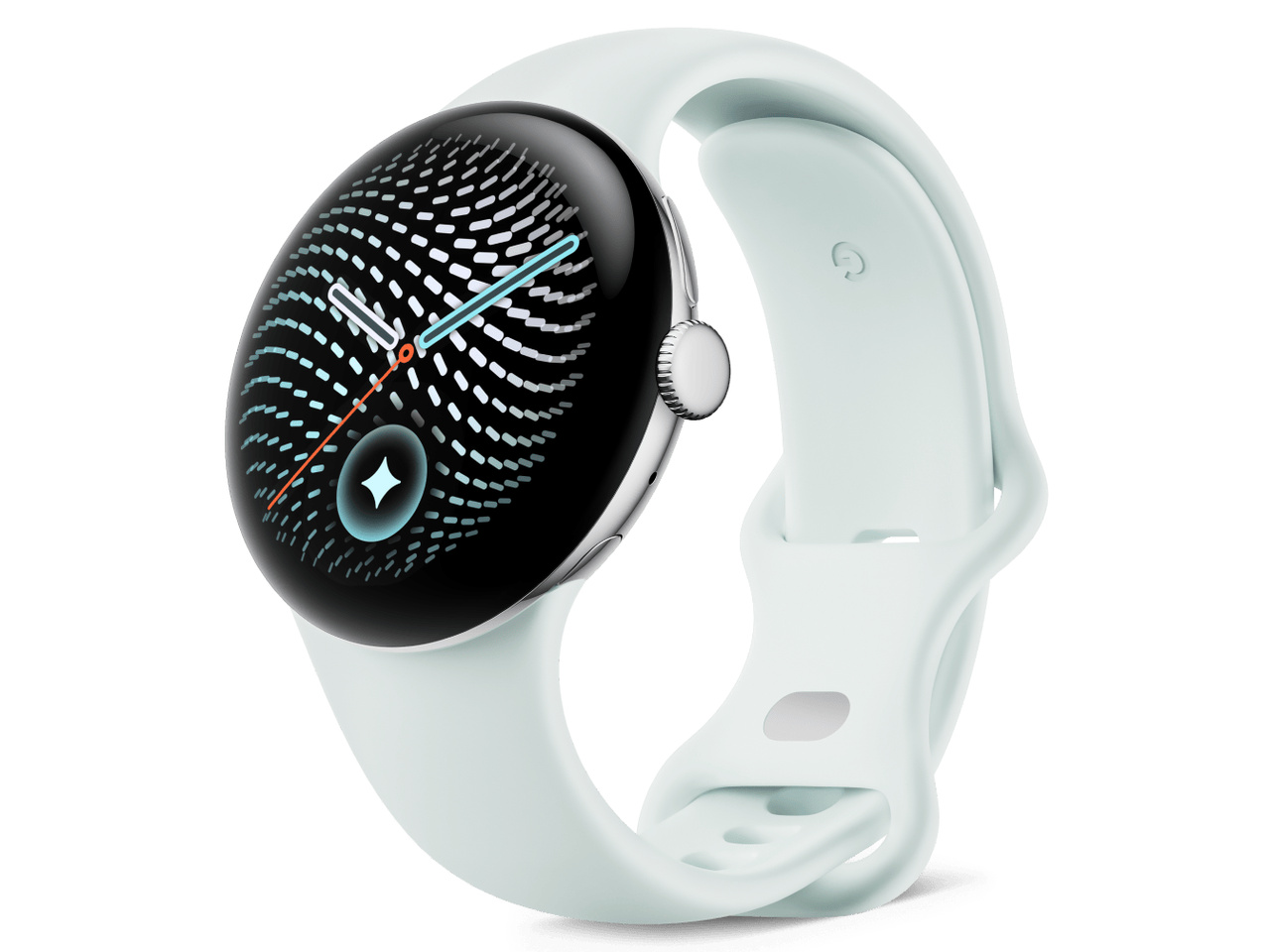 Pixel Watch 5 Wi-Fiモデル 41mm GA10898-US [Polished Silver アルミケース/Fog アクティブ バンド]