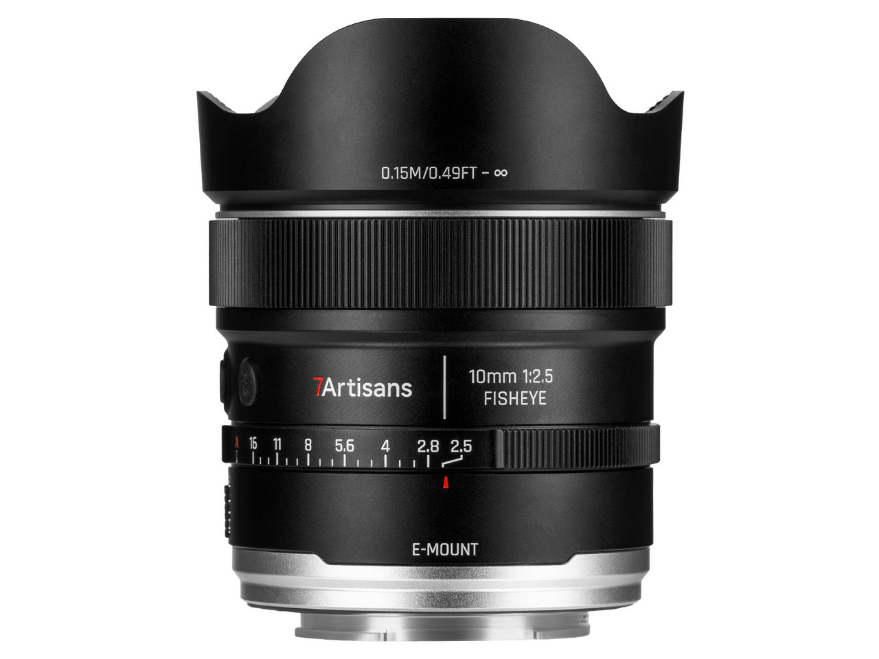 7Artisans MAX AF 10mm F2.5 Fisheye 7A-10F25AF-E-B [ソニーE用]