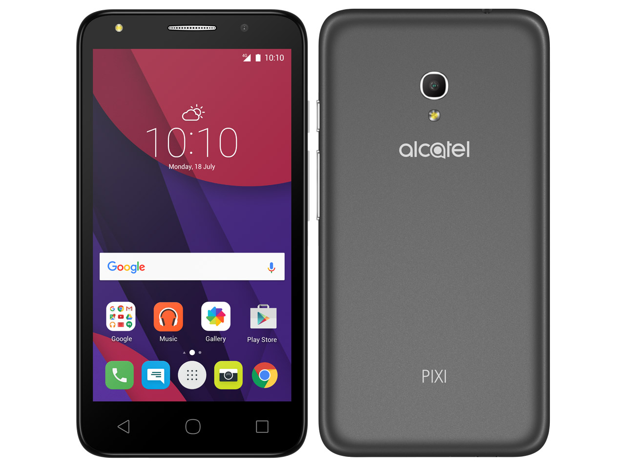 Alcatel PIXI 4 [ダークグレー] 