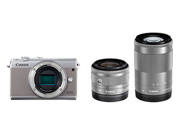 EOS M100 ダブルズームキット [グレー]