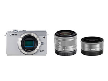 EOS M100 ダブルレンズキット [ホワイト]