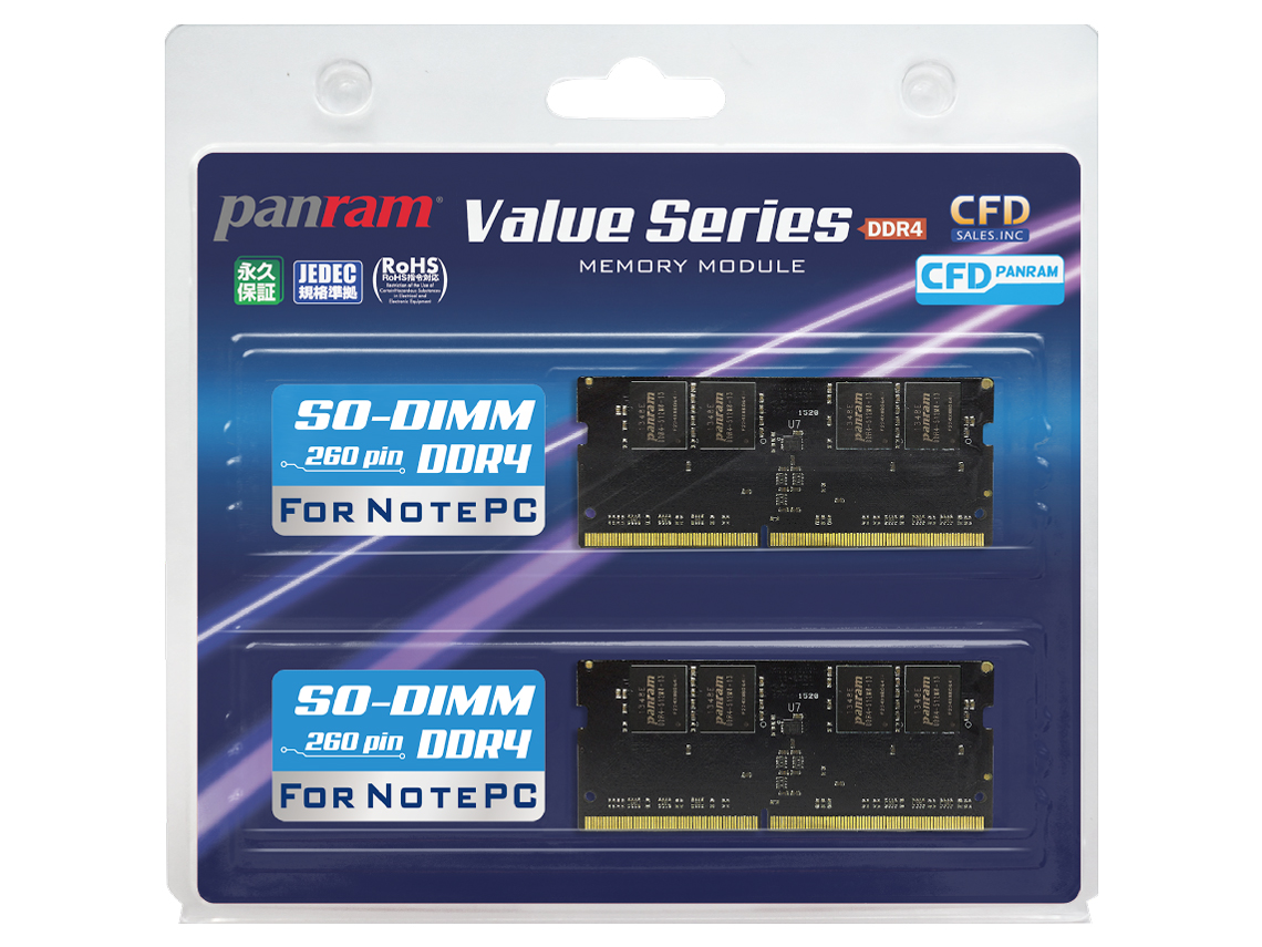 W4N2666PS-16G [SODIMM DDR4 PC4-21300 16GB 2枚組]