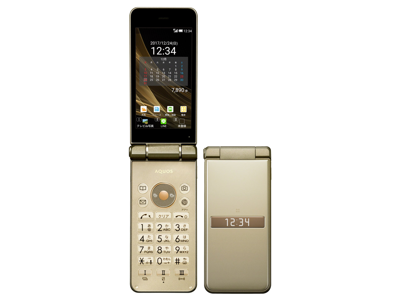 AQUOS K SHF34 [シャンパンゴールド]