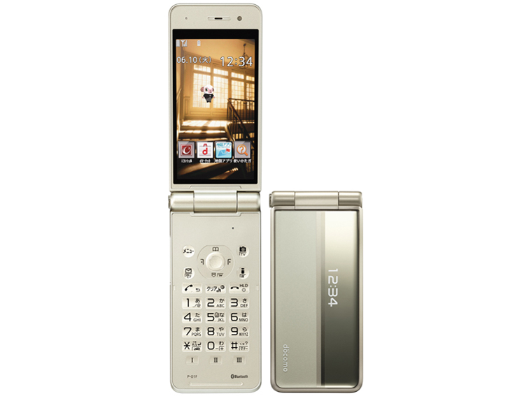docomo P-01F [シャンパンゴールド]