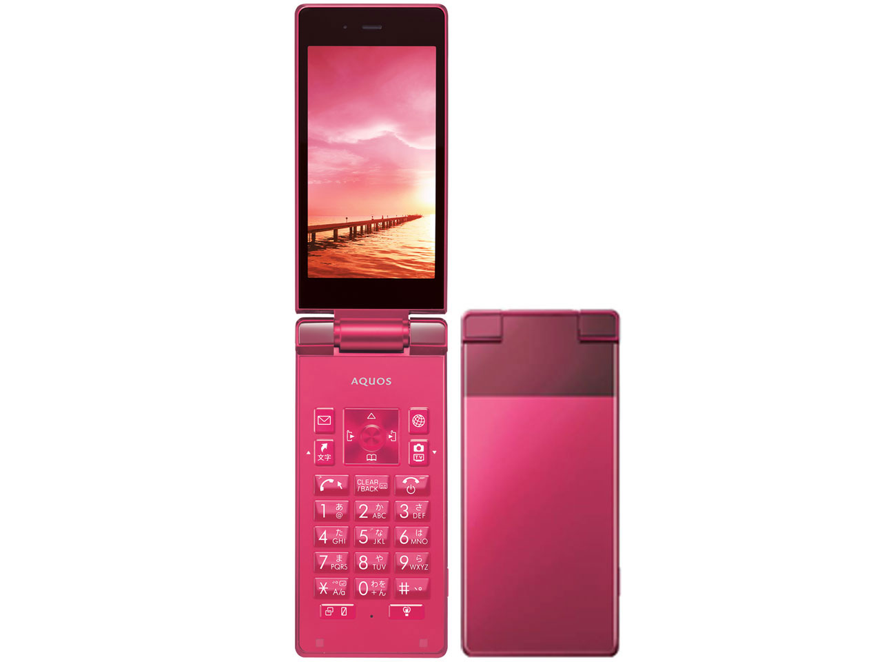 AQUOS ケータイ 504SH [レッド]