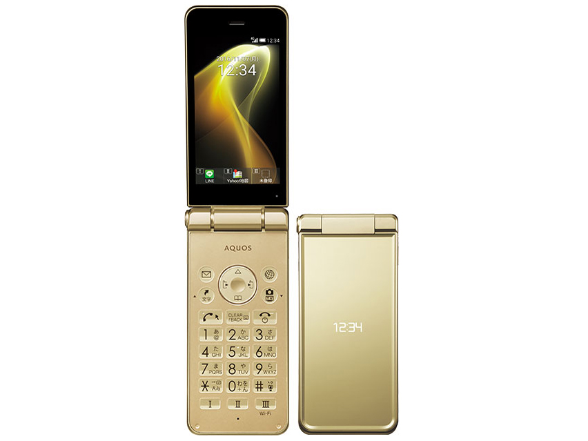 AQUOS ケータイ2 [ゴールド]