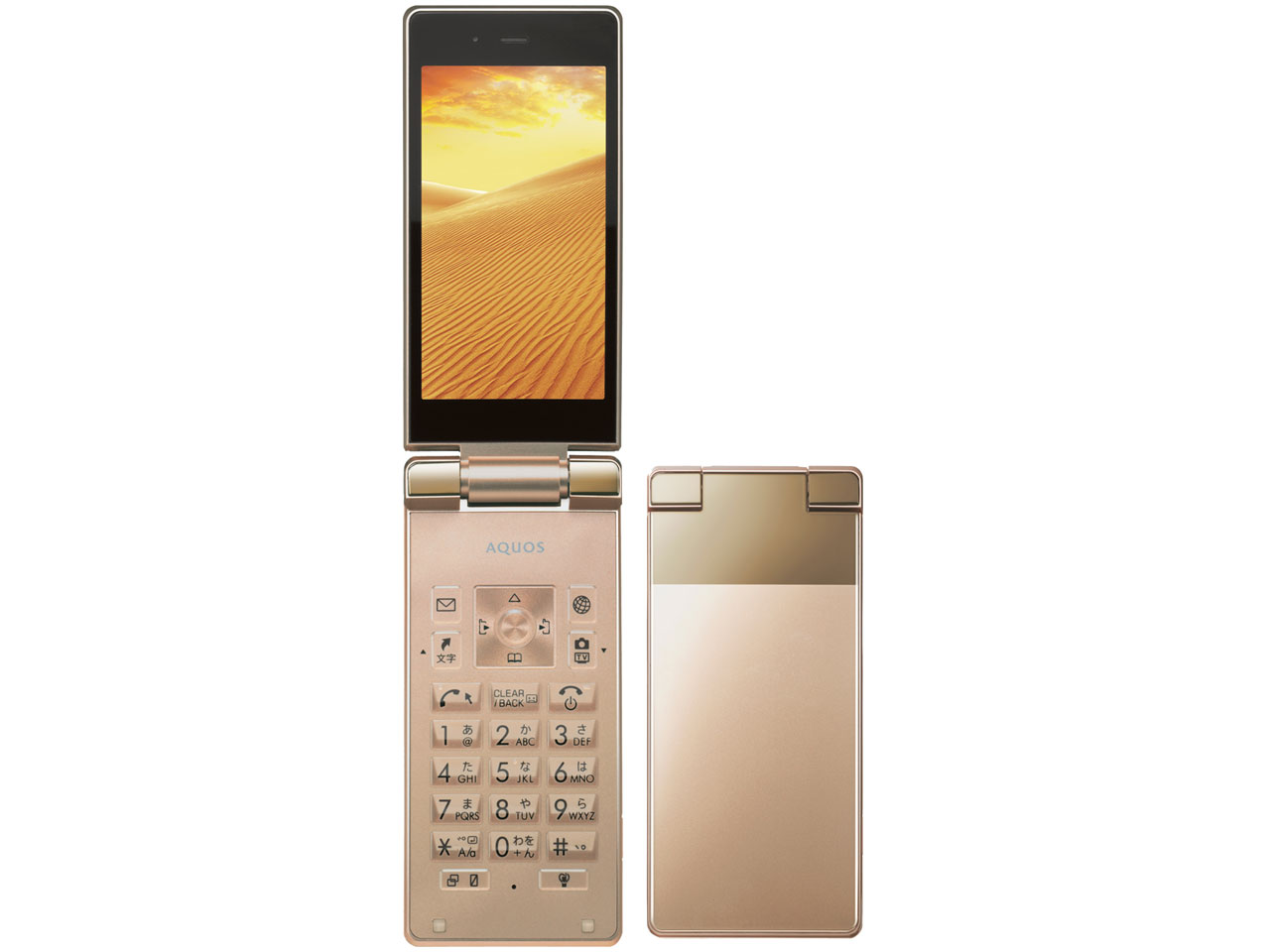 AQUOS ケータイ [ゴールド]