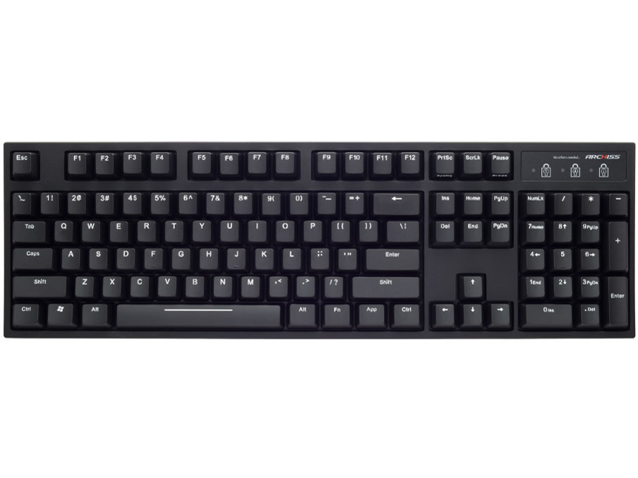 ProgresTouch RETRO AS-KBPD04/SRBK 静音赤軸 [黒]