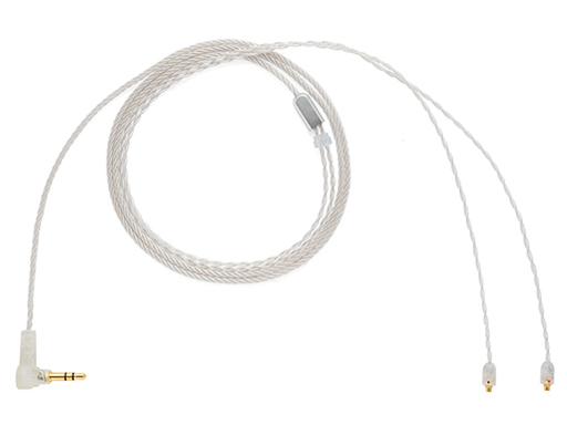 Pure Silver Litz IEM Cable ALO-3122 ミニプラグ⇔MMCX [1.22m]