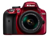 D3400 18-55 VR レンズキット [レッド]