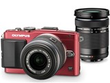 OLYMPUS PEN Lite E-PL6 ダブルズームキット [レッド]