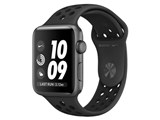 Apple Watch Nike+ Series 3 GPSモデル 42mm MQL42J/A [アンスラサイト/ブラックNikeスポーツバンド]