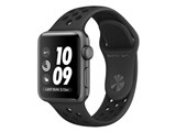 Apple Watch Nike+ Series 3 GPSモデル 38mm MQKY2J/A [アンスラサイト/ブラックNikeスポーツバンド]