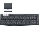 K370s Multi-Device Bluetooth Keyboard + Stand combo [ブラック/ホワイト]