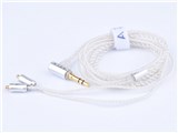 Silver Plated Cable AZL-ORTA-CABLE-3.5-SLV ミニプラグ⇔MMCX [1.2m]