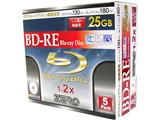 ZBRE25-2X5PW (BD-RE 2倍速 5枚組)