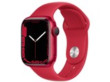 Apple Watch Series 7 GPSモデル 41mm MKN23J/A [(PRODUCT)REDスポーツバンド]