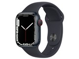 Apple Watch Series 7 GPS+Cellularモデル 41mm MKHQ3J/A [ミッドナイトスポーツバンド]