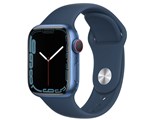 Apple Watch Series 7 GPS+Cellularモデル 41mm MKHU3J/A [アビスブルースポーツバンド]