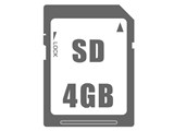SDメモリーカード 4GB
