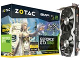 ZOTAC GeForce GTX 1060 AMP Edition ブレイドアンドソウル推奨モデル ZT-P10600J-10J [PCIExp 6GB]