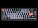 Q2 QMK Custom Mechanical Keyboard ノブバージョン Q2-M1-US 赤軸 [カーボンブラック]