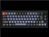 Q2 QMK Custom Mechanical Keyboard ノブバージョン Q2-M2-JIS 青軸 [カーボンブラック]