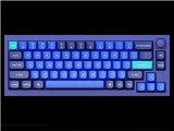 Q2 QMK Custom Mechanical Keyboard ノブバージョン Q2-O1-US 赤軸 [ネイビーブルー]