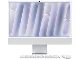 iMac 24インチ Retina 4.5Kディスプレイモデル Nano-textureガラス M4チップ 10コアGPU 256GB SSD 16GBメモリ MD3H4J/A [シルバー]