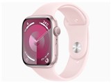 Apple Watch Series 9 GPSモデル 45mm MR9G3J/A [ピンク/ライトピンクスポーツバンド S/M]