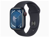 Apple Watch Series 9 GPS+Cellularモデル 41mm MRHR3J/A [ミッドナイトスポーツバンド S/M]