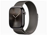 Apple Watch Series 10 GPS+Cellularモデル 46mm MC7R4J/A [スレートチタニウムケース・スレートミラネーゼループ S/M]