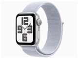 Apple Watch SE 第2世代 GPSモデル 40mm MXEE3J/A [シルバー・ブルークラウドスポーツループ]