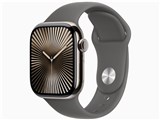 Apple Watch Series 10 GPS+Cellularモデル 42mm MWXE3J/A [ナチュラルチタニウムケース・ストーングレイスポーツバンド M/L]