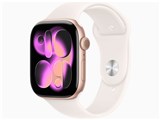 Apple Watch Series 11 GPSモデル 46mm MEV74J/A [ローズゴールド・ライトブラッシュスポーツバンド M/L]