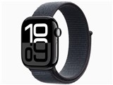 Apple Watch Series 10 GPS+Cellularモデル 42mm MWX83J/A [ジェットブラック・インクスポーツループ]