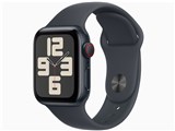 Apple Watch SE 第2世代 GPS+Cellularモデル 40mm MXGC3J/A [ミッドナイトスポーツバンド S/M]