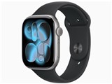 Apple Watch Series 11 GPS+Cellularモデル 46mm MFCA4J/A [スペースグレイ・ブラックスポーツバンド M/L]