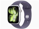 Apple Watch Series 11 GPS+Cellularモデル 46mm MFCR4J/A [シルバー・パープルフォグスポーツバンド M/L]