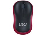 Lazos Bluetoothマウス L-BTM-P [レッド]