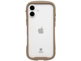 iFace Reflection 強化ガラスクリアケース iPhone 16 Plus用 [ベージュ]