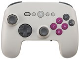 CYBER・レトロスタイルゲームパッド6B 無線タイプ(Switch2/Switch用) CY-S2RSGP6BWR-GY [レトログレー]