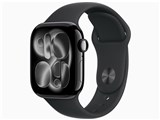 Apple Watch Series 11 GPS+Cellularモデル 42mm MF834J/A [ジェットブラック・ブラックスポーツバンド S/M]