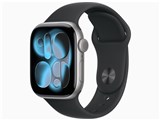 Apple Watch Series 11 GPS+Cellularモデル 42mm MF8A4J/A [スペースグレイ・ブラックスポーツバンド S/M]