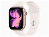 Apple Watch Series 11 GPS+Cellularモデル 42mm MF8F4J/A [ローズゴールド・ライトブラッシュスポーツバンド M/L]