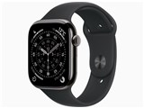Apple Watch Series 11 GPS+Cellularモデル 46mm MFD24J/A [スレートチタニウムケース・ブラックスポーツバンド M/L]