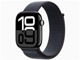Apple Watch Series 10 GPS+Cellularモデル 46mm MWY53J/A [ジェットブラック・インクスポーツループ]