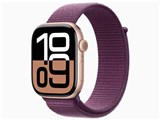 Apple Watch Series 10 GPS+Cellularモデル 46mm MWY83J/A [ローズゴールド・プラムスポーツループ]