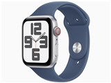 Apple Watch SE 第2世代 GPS+Cellularモデル 44mm MXGQ3J/A [シルバー・デニムスポーツバンド M/L]