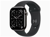 Apple Watch Series 11 GPS+Cellularモデル 46mm MFD14J/A [スレートチタニウムケース・ブラックスポーツバンド S/M]
